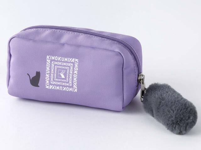 「裏面 ねこのスイーツポーチ(ライラック)」<価格:1,652円(税込)>【【紀ノ国屋】猫好きさんにはたまらない!心ときめく「ねこのスイーツポーチ」が勢揃い!店舗&オンラインストアで販売スタート!】
