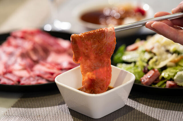 焼肉以外のコースメニューも充実♪【ウィークデイディナー～カウンター焼肉の特等席～】