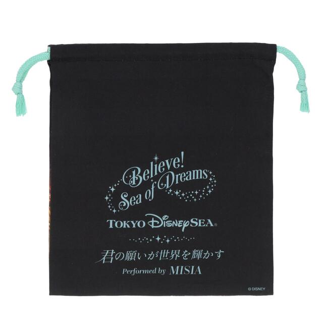 きんちゃく 850円｜サイズ：縦約23×横約20cm｜東京ディズニーシー「ビリーヴ︕～シー・オブ・ドリームス～」MISIAコラボグッズ第2弾