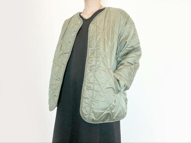 【coca ウォッシャブル キルティングリバーシブルボアブルゾン】身長167cm・Mサイズ着用。ゆとりがあるので普段よりワンサイズ下でも良さそうです◎