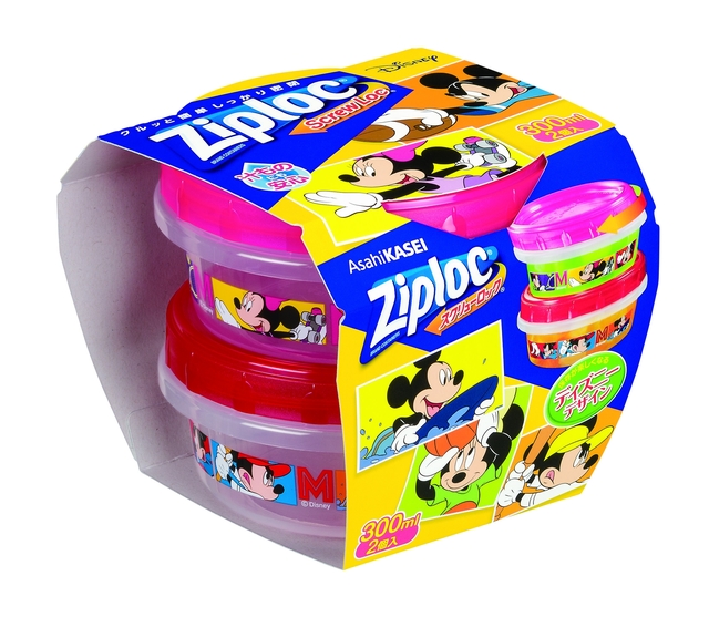 ジップロック® スクリューロック®300ml 2個入 <ミッキー&ミニー>20