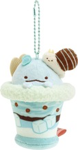 【すみっコぐらし】「ぶらさげぬいぐるみ」とかげ（ミントチョコレートパフェ）　1,870円（税込）