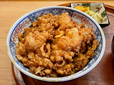 【天茂】天茂のかき揚げ丼。これを食べてたくて赤坂に来るファンが多い