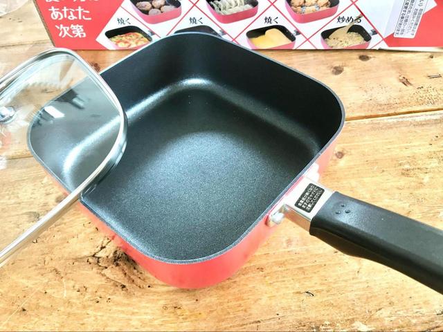 【セシール　IH対応スクエアパン(ToMay／トゥーメイ)】軽くて持ちやすさ抜群！