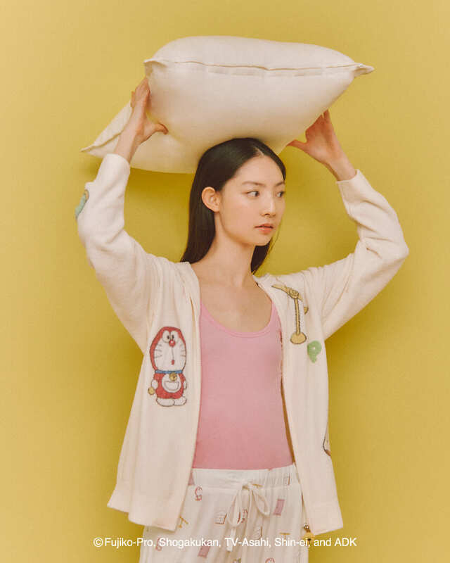 【ドラえもん meets GELATO PIQUE】「【ドラえもん】【レディース】ジャガードパーカ」￥13,420