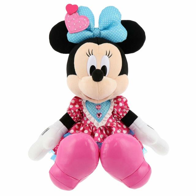 ぬいぐるみ 5,500円|東京ディズニーランド「ディズニー・パルパルーザ“ミニーのファンダーランド”」スペシャルグッズ|東京ディズニーリゾート40周年“ドリームゴーラウンド”|発売日:2024年1月9日(火)|販売店舗:東京ディズニーランド「ディズニー&カンパニー」