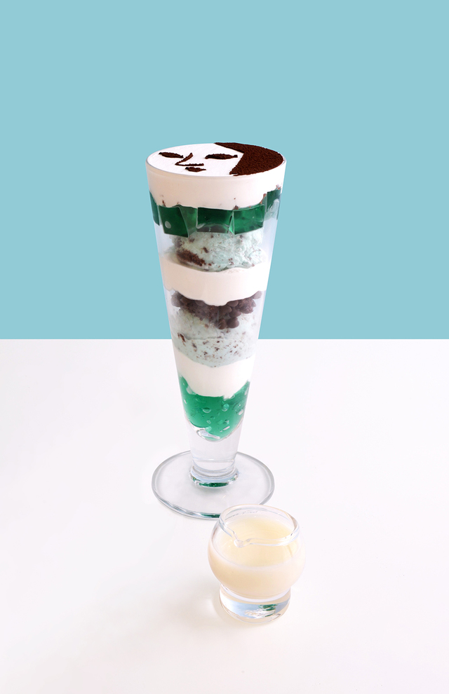 スースー！チョコミントパフェ