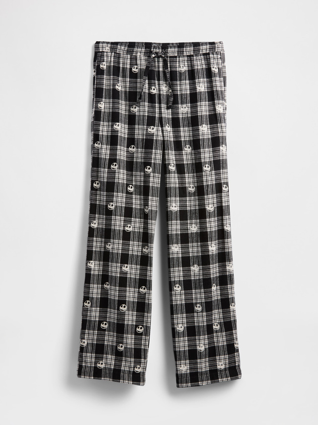 ナイトメアー・ビフォア・クリスマス / スカル フランネル パジャマパンツ 8,990円【「ナイトメアー・ビフォア・クリスマス」のGap × Disneyコレクション】