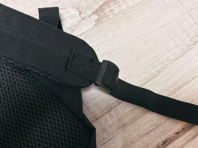 ショルダーストラップはもちろん長さ調整可能