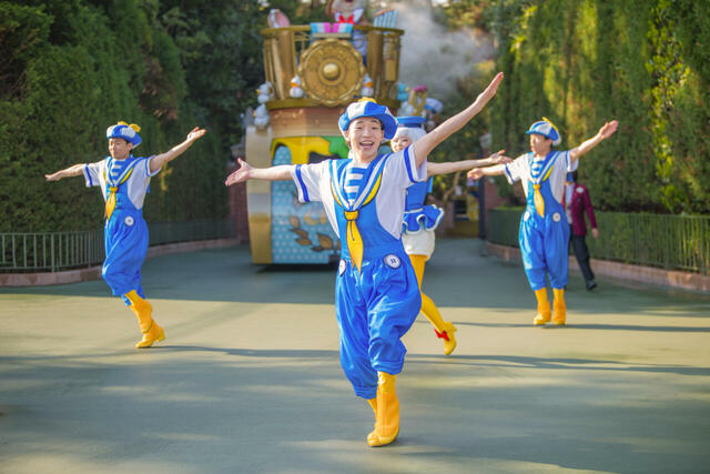 「クワッキーセレブレーション★ ドナルド・ザ・レジェンド!」のようす【「ディズニー・パルパルーザ“ドナルドのクワッキー・ダック！ダック！ダックシティ！”」】