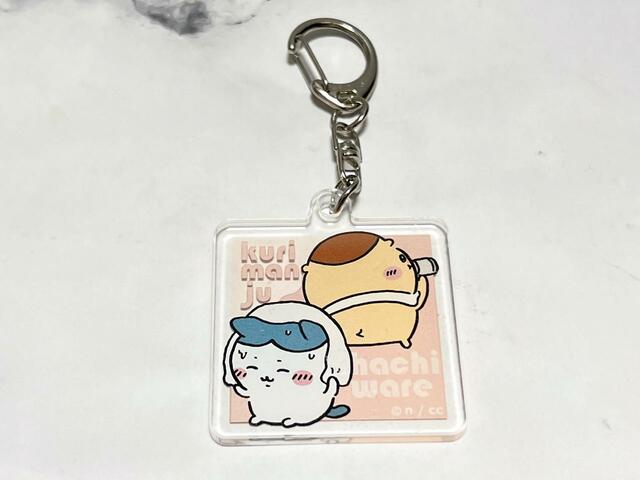 ハチワレ＆くりまんじゅうの珍しいコンビはサウナ後の姿が描かれています♪