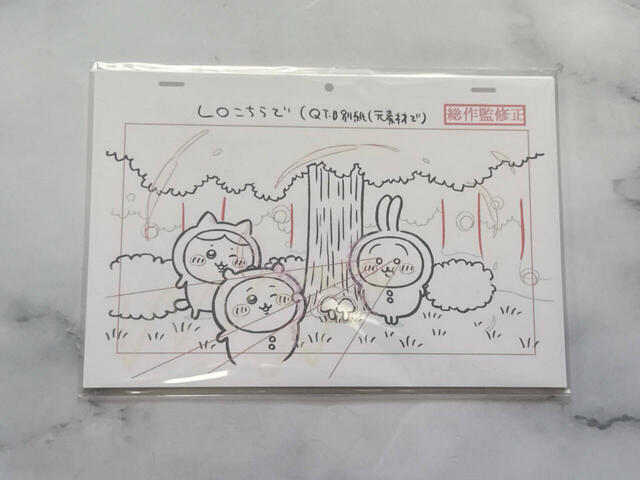 封入特典の「総作画監督修正画ポストカード5枚セット」