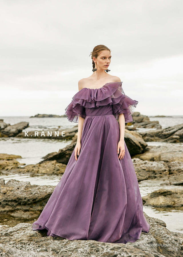 クラウディア|「K.RANNE-クランネ-」新作ウェディングドレス|KNE0049_purple