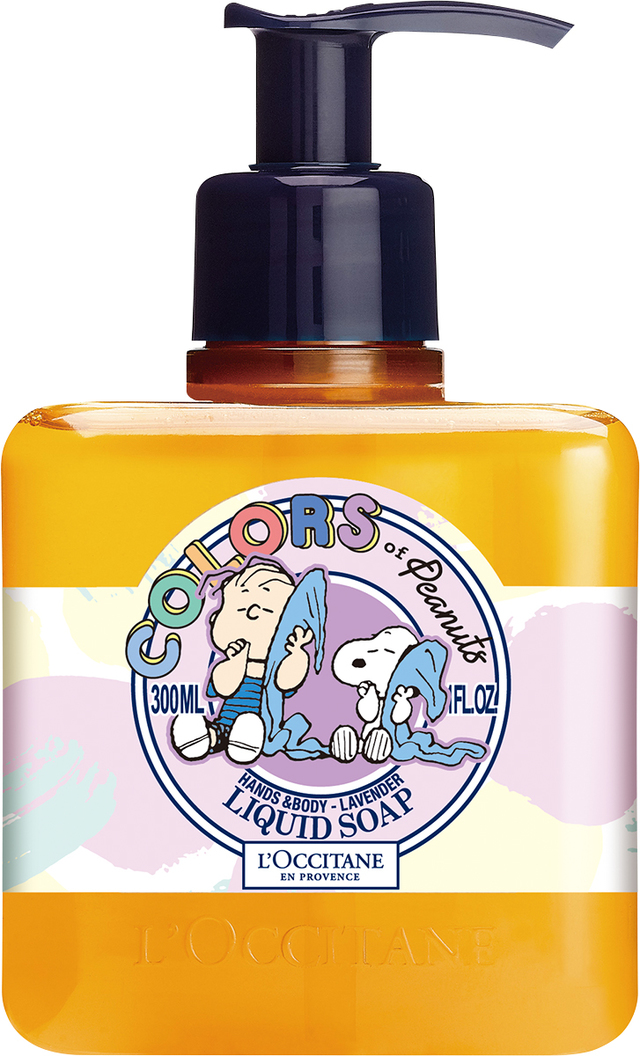 「SNOOPY シア リキッドハンドソープ ラベンダー 300mL」2,640円(税込)