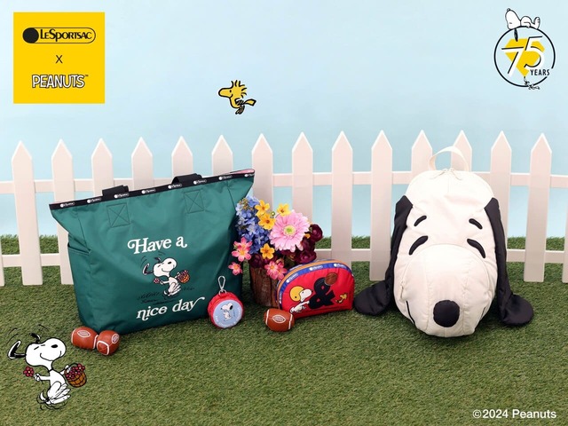【LeSportsac×PEANUTS】ニューヨーク発ブランド「LeSportsac」とコミック『PEANUTS』がコラボレーション！
