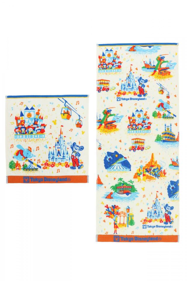 タオルセット 2,600円|東京ディズニーリゾート40周年記念「Make Your Favorite」第2弾グッズ|販売店舗:東京ディズニーランド「グランドエンポーリアム」、東京ディズニーシー「エンポーリオ」、東京ディズニーリゾート・アプリ|発売日:2024年2月1日(木)