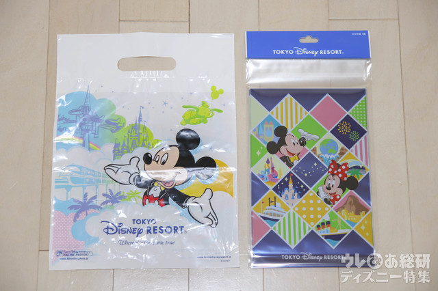 お買い物袋Sサイズと小分け袋比較