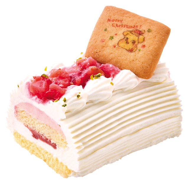 「いっしょに！Smile Switch！ドッグのブッシュ・ド・ノエル」＜12月11日（月）ご予約限定発売、長さ約75mm、税込1,540円＞【不二家の2023年クリスマスケーキ】