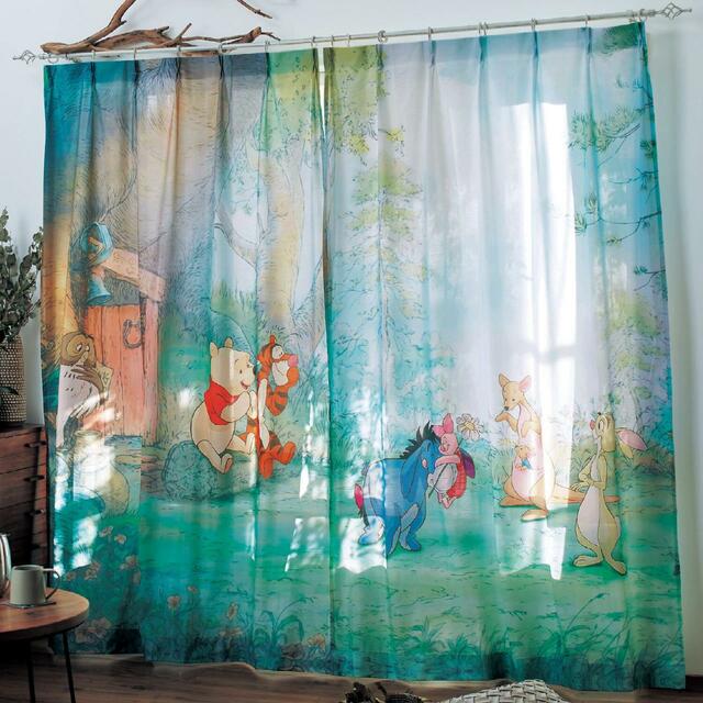 一枚絵のようなUVカット・遮熱・遮像ボイルカーテン<2枚組>5,990~8,990円