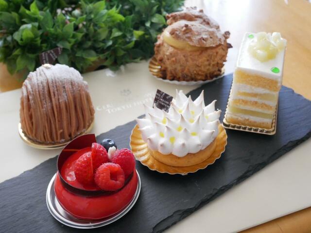 ペストリーショップのケーキ