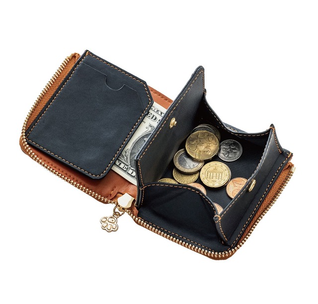 【『SNOOPY YEAR OF THE SNAKE COMPACT WALLET BOOK BROWN』（宝島社）】中身の見やすいコインケース