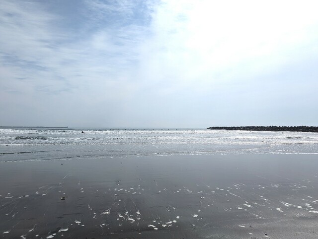 【シュガービーチ大洗】施設前の海岸