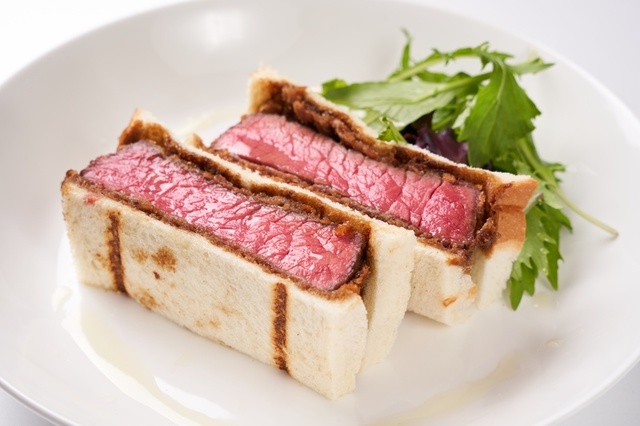 肉処 天穂/佐賀牛の牛カツサンド