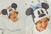 Mickey & Minnie/吸水ヘアキャップ 4,180円|ジェラート ピケ「ミッキー&ミニー」コレクション
