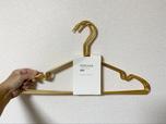 【ZARA HOME／メタルハンガー　5本セット】上品なゴールド色のハンガー
