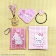 【チャーミーキティ×サンキューマート】まつ毛カーラー／ハート型ミラー＆コーム／ヘアゴム／クリアマルチケース／バネ口ポーチ
