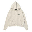 「STARBUCKS STAND by BEAMS LOGO ジップ フーディ(オートミール)」<価格:19,800円(税込)>【毎日のコーヒーシーンを彩るアイテムが勢ぞろい!「STARBUCKS STAND by BEAMS」の定番コレクション『CORE Collection』に第2弾が登場!】