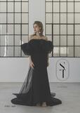 「ST」新作ウェディングドレス　ST-0011_Black