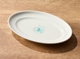 【キル フェ ボン35周年】「35e Anniversaire オーバルプレート」￥5,995（販売数量：300点、販売店舗：キルフェボン静岡・キルフェボングランメゾン銀座・キルフェボン青山・キルフェボングランフロント大阪店＋オンラインストア）