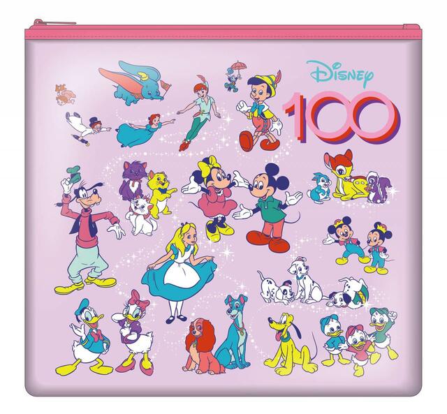 E賞 フラットポーチ|Happyくじ「Disney100」