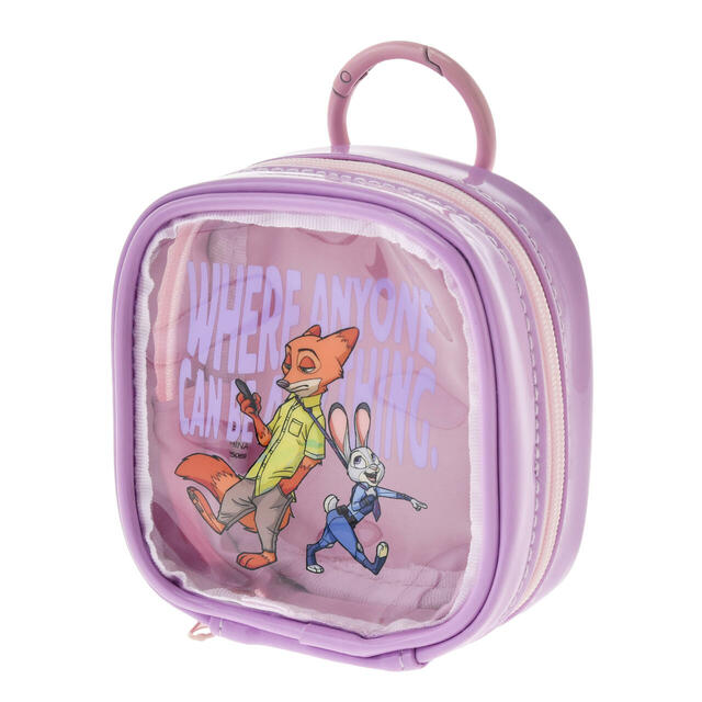 ジュディ・ホップス&ニック・ワイルド ポーチ カラビナ付き ZOOTOPIA COMIC STYLE 2,000円