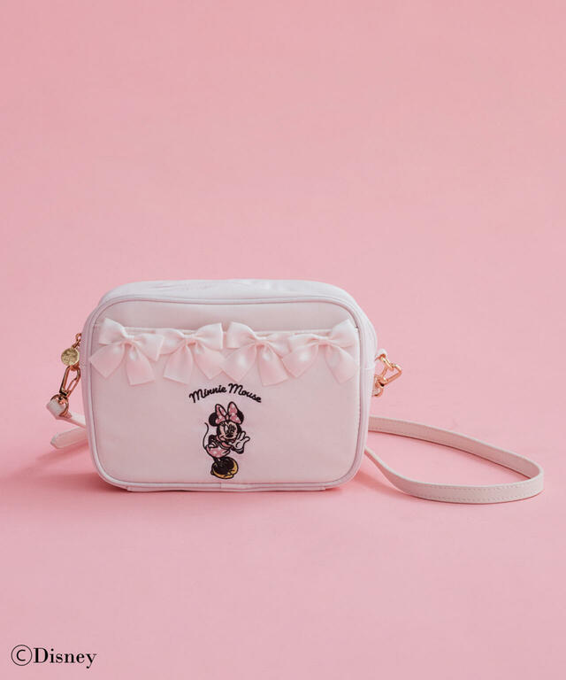 リボンショルダーバッグ 9,200円|Maison de FLEUR「ミニーマウスの日」ディズニーコレクション