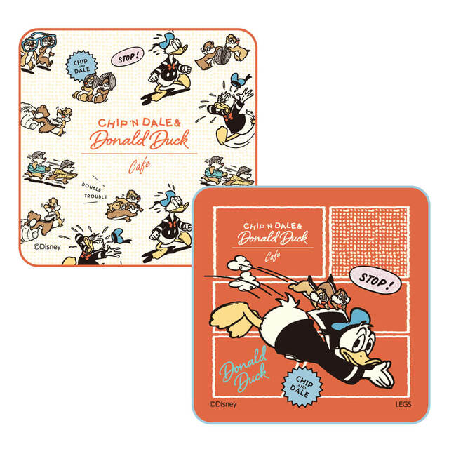 ミニタオル 1,430円｜「チップとデール＆ドナルドダック」OH MY CAFE