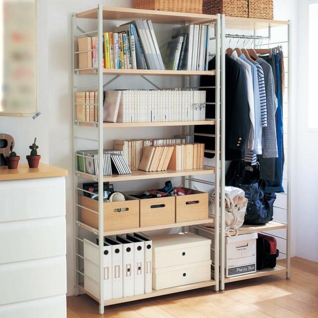 【ベルメゾン 設置スペースにあわせて選べるシンプルシェルフ <奥行30/奥行40cm>|¥13,900~26,900 (税込)】