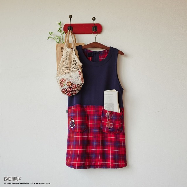 【PEANUTS×Afternoon Tea LIVING】チュニックエプロン 4,950円