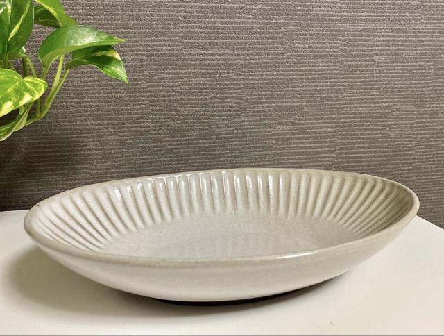 【ニトリ だ円皿唐茶削ぎ】カレーやパスタ、煮物にも万能に使える