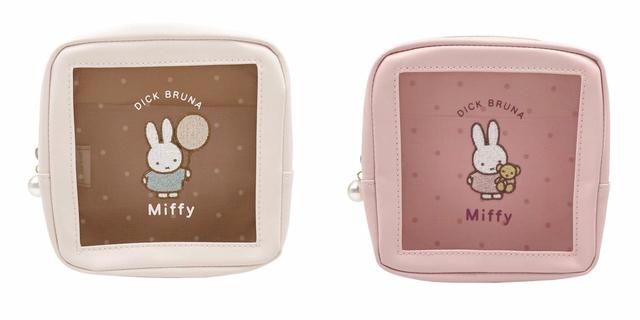 ボックスポーチ (左から)BE 風船/PK くまちゃん  　各2,310円(税込)