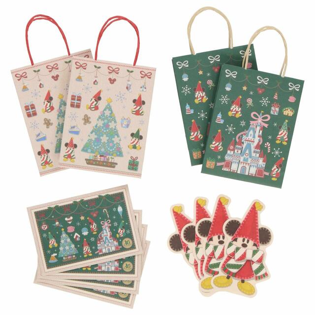 メッセージカード 1,200円｜「ディズニー・クリスマス」スペシャルグッズ｜東京ディズニーリゾート40周年“ドリームゴーラウンド”｜発売日：2023年11月7日（火）｜販売店舗：東京ディズニーランド「ディズニー＆カンパニー」、東京ディズニーシー「エンポーリオ」