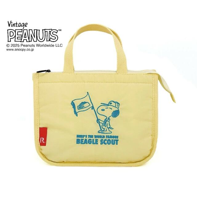 洗濯機で丸洗いできる簡易保冷トートバッグ/デリサイズ「スヌーピー」|¥3,960 (税込)