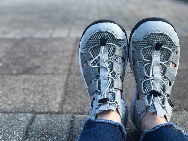 【ワークマン フィールドサンダルアドバンス】足先から砂が入りにくいから汚れない