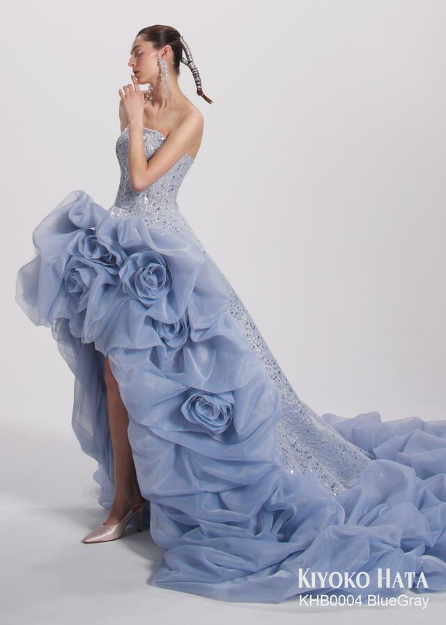 「KIYOKO HATA」新作ウェディングドレス KHB0004_BlueGray