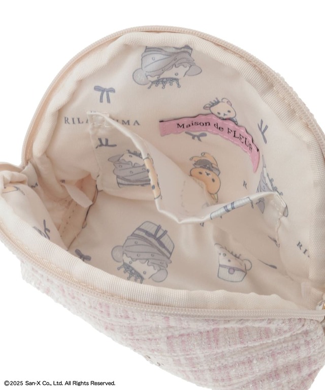 【Maison de FLEUR×リラックマ】ポーチの内側もとってもかわいい