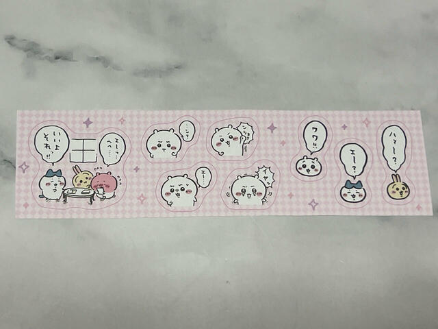 【ちいかわシールメーカー】LINEスタンプのちいかわも。表情豊かなちいかわがかわいい〜