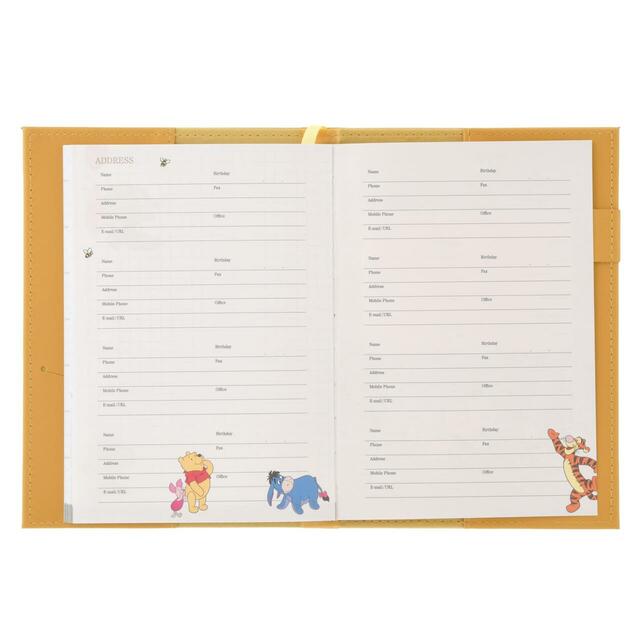 プー&フレンズ 手帳・スケジュール帳 B6 型押し CALENDAR & ORGANIZER 2027 2,800円