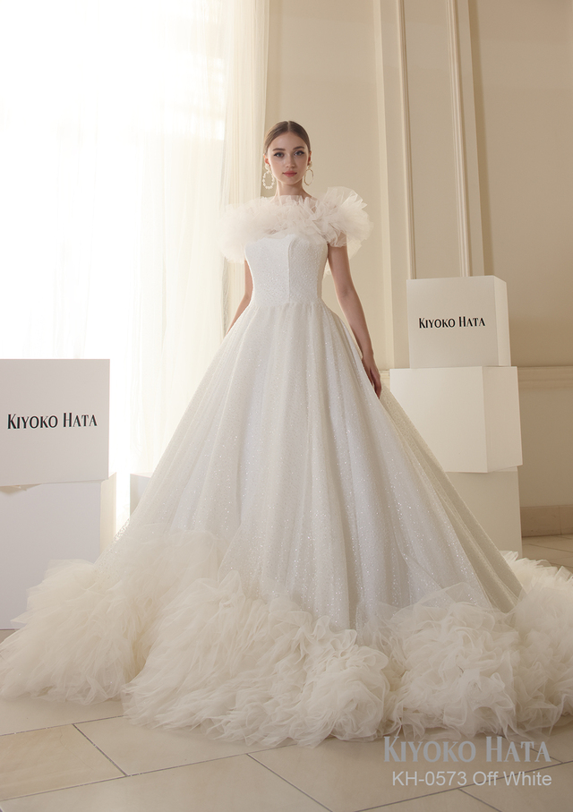 【KIYOKO HATA キヨコハタ】新作ウェディングドレス：KH-0573_OffWhite