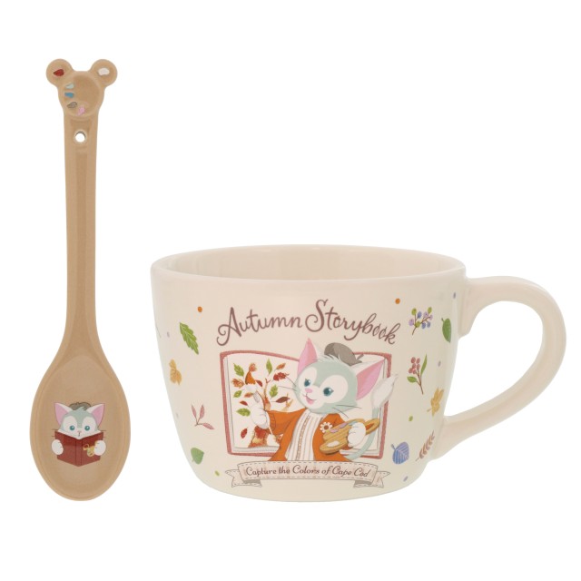 「ダッフィー&フレンズのオータム・ストーリーブック」マグカップ&スプーン